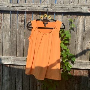 Orange blouse